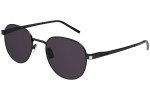 Sonnenbrille Saint Laurent SL555 001 Rund Schwarz