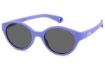 Sunglasses Polaroid Junior PLDK007/S MW2/M9 Polarized Oval Lila