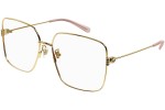 Brillen Gucci GG1284OA 001 Quadratisch Gold