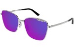 Sonnenbrille Balenciaga BB0279SA 004 Quadratisch Silber