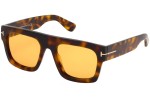 Sonnenbrille Tom Ford Fausto FT0711 56E Flat Top Havanna