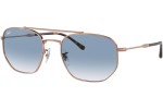 Sonnenbrille Ray-Ban RB3707 92023F Pilot Braun