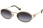 Sonnenbrille Miu Miu MU52YS ZVN5D1 Oval Gold