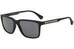 Sunglasses Emporio Armani EA4047 506381 Polarized Quadratisch Schwarz