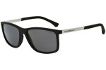 Sunglasses Emporio Armani EA4058 506381 Polarized Quadratisch Schwarz