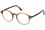 Glasses Tom Ford FT5867-B 048 Rund Braun