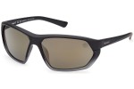 Sonnenbrille Timberland TB9310 02R Polarized Rechteck Schwarz