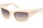 Sunglasses Tom Ford Brianna FT1065 25B Cat Eye Beige