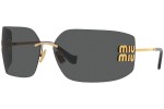 Sonnenbrille Miu Miu MU54YS 5AK5S0 Quadratisch Gold