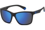 Sonnenbrille Polaroid Junior PLD8057/S 003/5X Polarized Quadratisch Schwarz