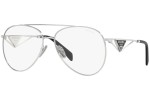 Sunglasses Prada PR73ZS 1BC08N Pilot Silber