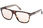 Sonnenbrille Tom Ford Frances FT1081 52E Quadratisch Havanna