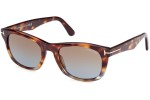 Sonnenbrille Tom Ford Kendel FT1076 56B Quadratisch Havanna