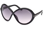 Sonnenbrille Tom Ford Jada FT1070 01B Besondere Schwarz