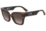 Sunglasses Moschino MOS161/S 086/HA Rechteck Havanna