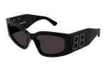 Sonnenbrille Balenciaga BB0321S 001 Rechteck Schwarz