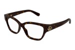 Glasses Gucci GG1597O 002 Cat Eye Havanna