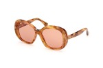 Sonnenbrille Max Mara MM0087 56E Rund Havanna