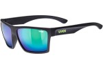 Sunglasses uvex lgl 29 Matte Black S3 Quadratisch Schwarz