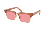 Sunglasses Miu Miu MU10ZS 15T1D0 Quadratisch Braun