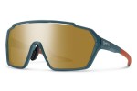 Sonnenbrille Smith SHIFTMAG FLL/AV Monoscheibe | Shield Blau