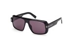 Sonnenbrille Tom Ford FT1101 01A Flat Top Schwarz