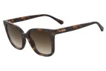 Sunglasses Love Moschino MOL077/S 05L/HA Rechteck Havanna