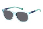 Sonnenbrille Polaroid Junior PLD8058/S MVU/M9 Polarized Rechteck Blau