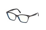 Glasses Tom Ford FT5949-B 001 Cat Eye Schwarz