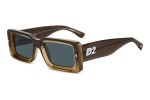 Sonnenbrille Dsquared2 D20142/S 9EN/KU Rechteck Braun