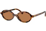 Sunglasses Miu Miu MU04ZS 19P2Z1 Oval Havanna