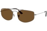 Sonnenbrille Ray-Ban RB3845 004/57 Polarized Rechteck Grau