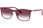 Sonnenbrille Ray-Ban Junior RJ9551S 296/8H Quadratisch Rot