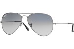 Sunglasses Ray-Ban Aviator Gradient RB3025 004/78 Polarized Pilot Silber