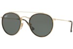 Sonnenbrille Ray-Ban Round Double Bridge RB3647N 001 Rund Havanna