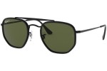 Sonnenbrille Ray-Ban The Marshal II RB3648M 002/58 Polarized Quadratisch Schwarz