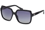 Sonnenbrille Guess GU00157 01D Polarized Quadratisch Schwarz