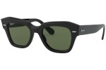 Sunglasses Ray-Ban State Street RB2186 901/58 Polarized Quadratisch Schwarz