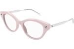 Brillen Alexander McQueen AM0485O 003 Cat Eye Rosa