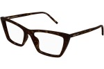 Brillen Saint Laurent SL737MICATHINOPT 002 Cat Eye Havanna