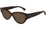 Sonnenbrille Bottega Veneta BV1319S 002 Rund Havanna