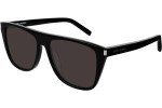 Sunglasses Saint Laurent SL1/F 001 Flat Top Schwarz