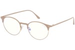 Glasses Tom Ford FT5548-B 083 Rund Gold